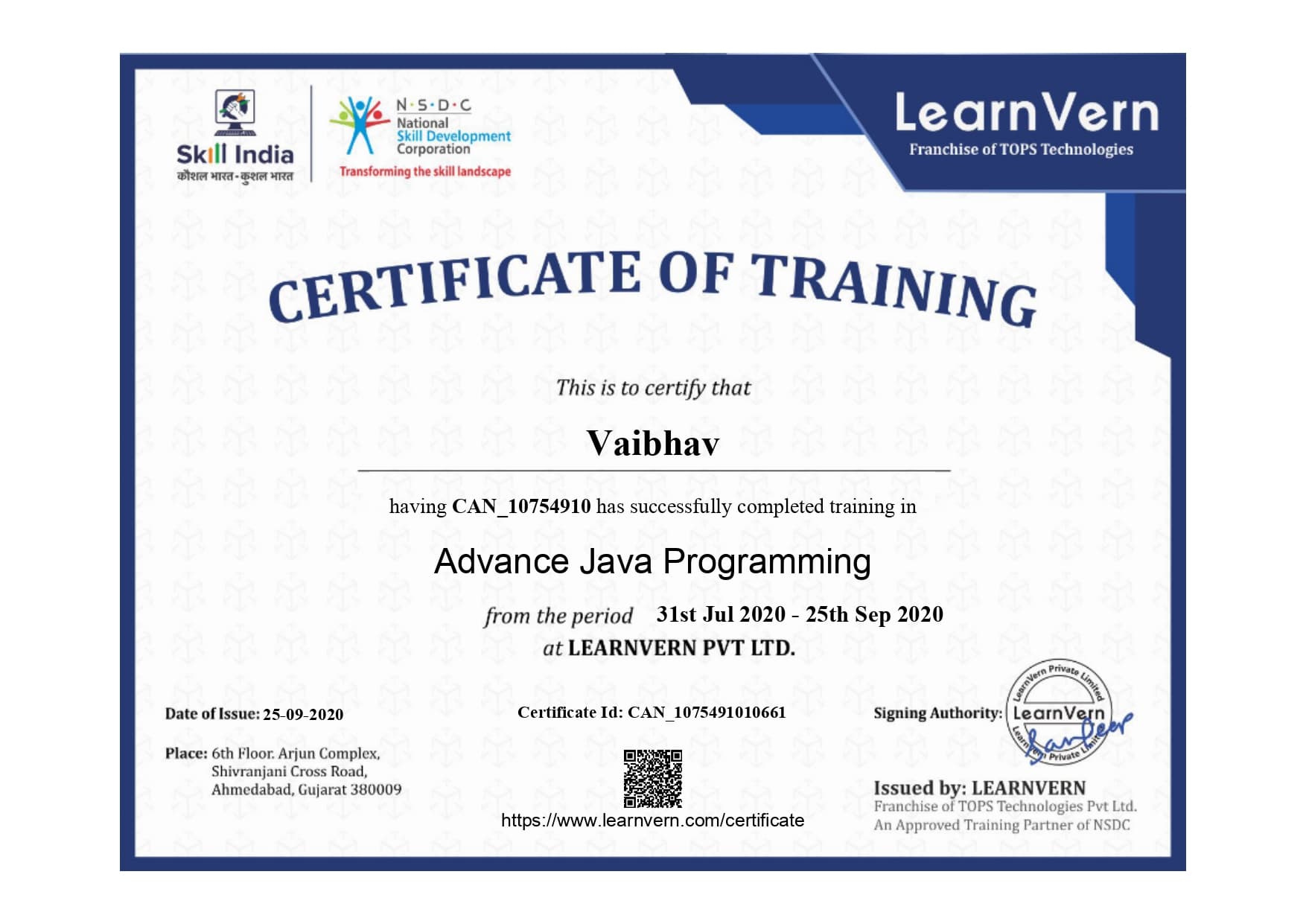 Advance Java